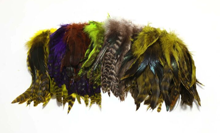 Buy Hareline Barred Variant Schlappen Hackle online.