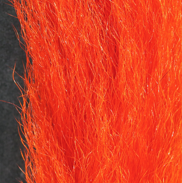 Flexible calf tail material for versatile fly patterns