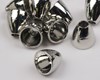 Nickel colored tungsten coneheads for fly tying