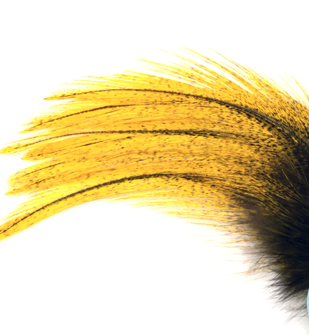 Hareline Coq De Leon UV Perdigon Fire Tail Feathers Are The Perfect Fly Tying Tail Material For Tying Perdigon Trout Flies