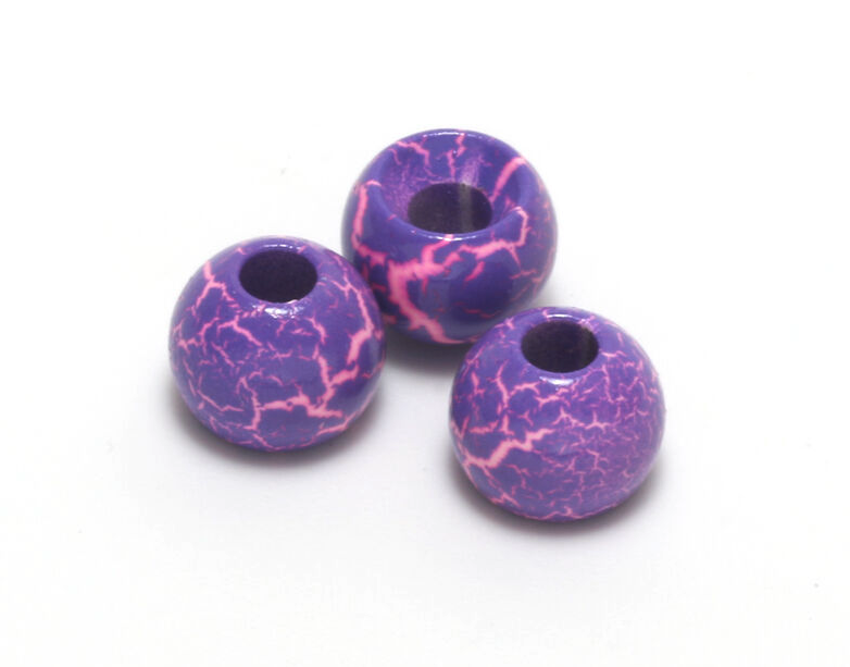 Hareline Crackle Tungsten Beads Fly Tying  Material Are A Great Way To Add Color And Weight To Nymphs And Streamers