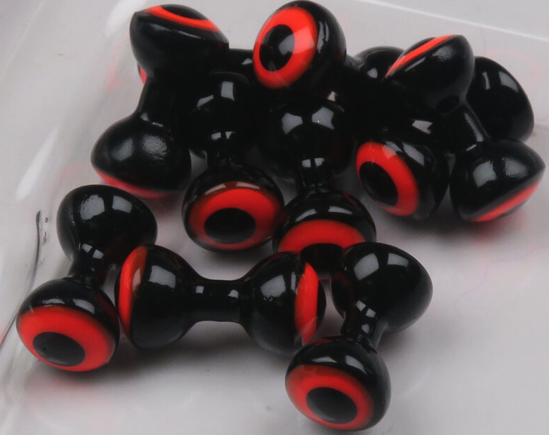 Hareline Double Pupil Lead Eyes Fly Tying Material Are A Great Way To Add Weight And Eyes To Your Flies