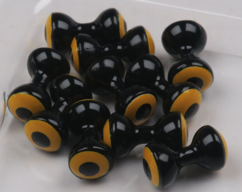 Hareline Double Pupil Lead Eyes Fly Tying Material Are A Great Way To Add Weight And Eyes To Your Flies