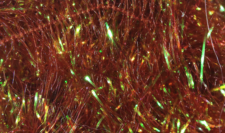 Chocklett's Filler Flash Is Perfect For Palmering Streamer Bodies For Bass Flies, Pike Flies And Muskie Flies