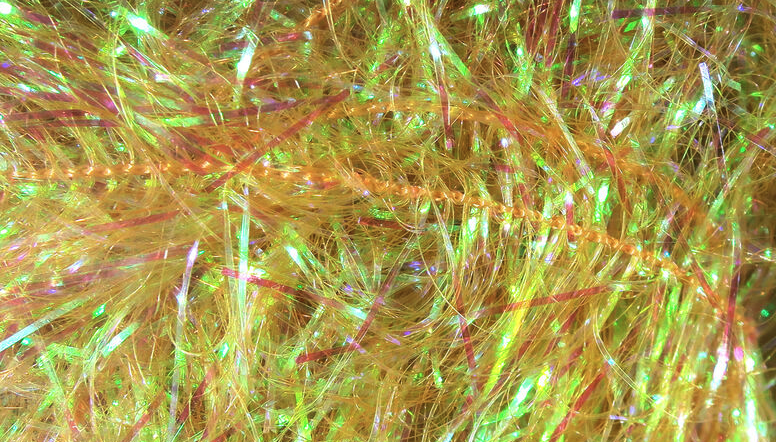 Chocklett's Filler Flash Is Perfect For Palmering Streamer Bodies For Bass Flies, Pike Flies And Muskie Flies