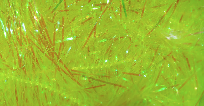 Chocklett's Filler Flash Is Perfect For Palmering Streamer Bodies For Bass Flies, Pike Flies And Muskie Flies