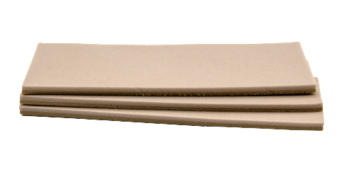Double Decker 5mm Stacked Foam in Tan for natural hopper and beetle fly patterns