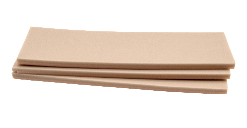 Two-color tan and sand 5mm foam sheets for buoyant dry fly tying