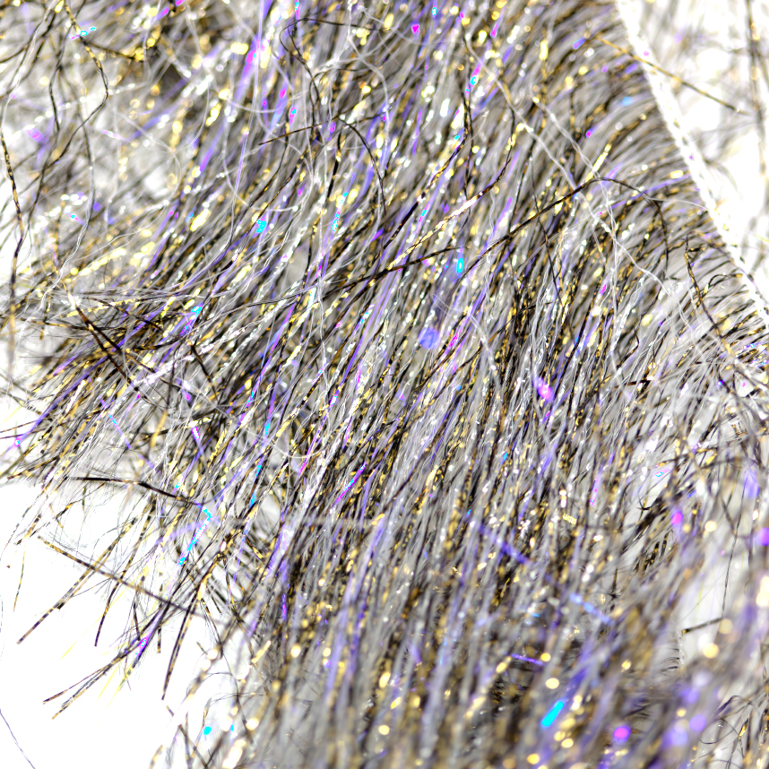 Versatile 4-inch Senyo's Freckled Wrap for salmon, steelhead, and bass fly tying.