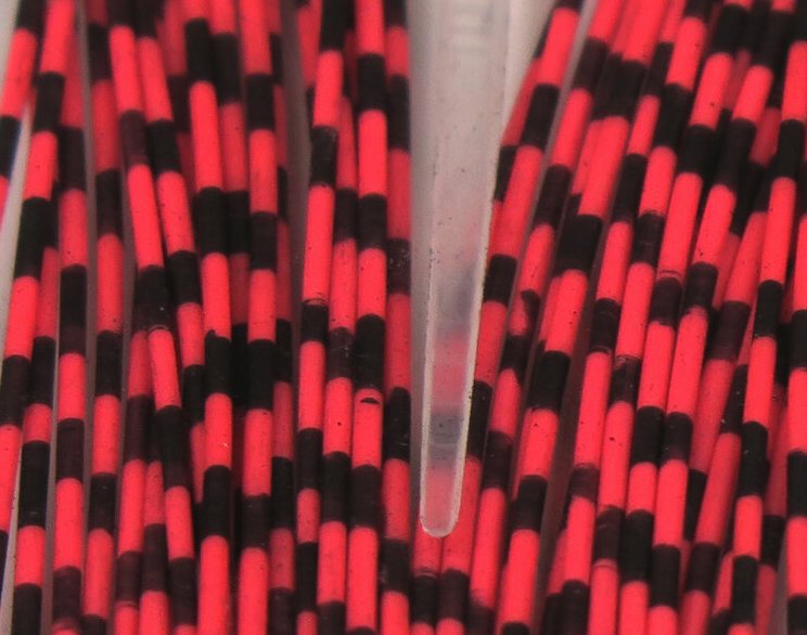 Grizzly Barred Round Rubber Barred Legs Medium Are A Go To Fly Tying Material For Adding  A Lateral Line To Flies For Predators