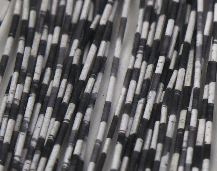 Grizzly Barred Round Rubber Barred Legs Medium Are A Go To Fly Tying Material For Adding  A Lateral Line To Flies For Predators