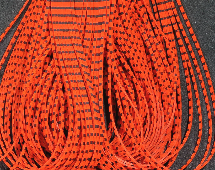 Hareline Grizzly Flutter Legs Are Perfect For Adding Color And Action To Your Bass Flies And Terrestrial Flies