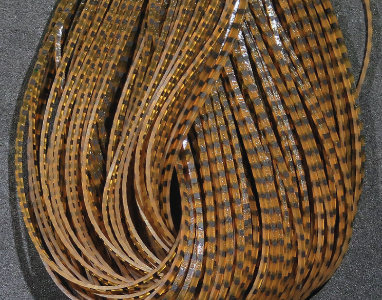 Hareline Grizzly Flutter Legs Are Perfect For Adding Color And Action To Your Bass Flies And Terrestrial Flies