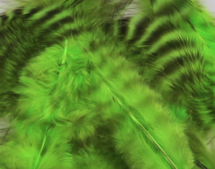 Hareline Grizzly Soft Hackle Fly Tying Material Works Well For Streamers And Larger Wet Nymphs