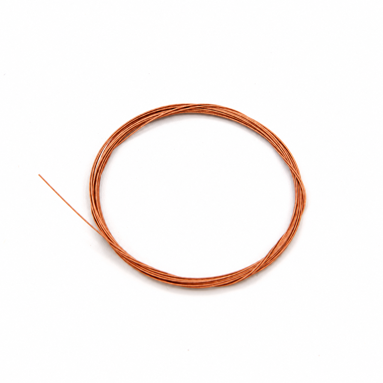 Orange copper Senyo's Trailer Hook Wire for Intruder flies, articulated streamers, salmon and steelhead flies