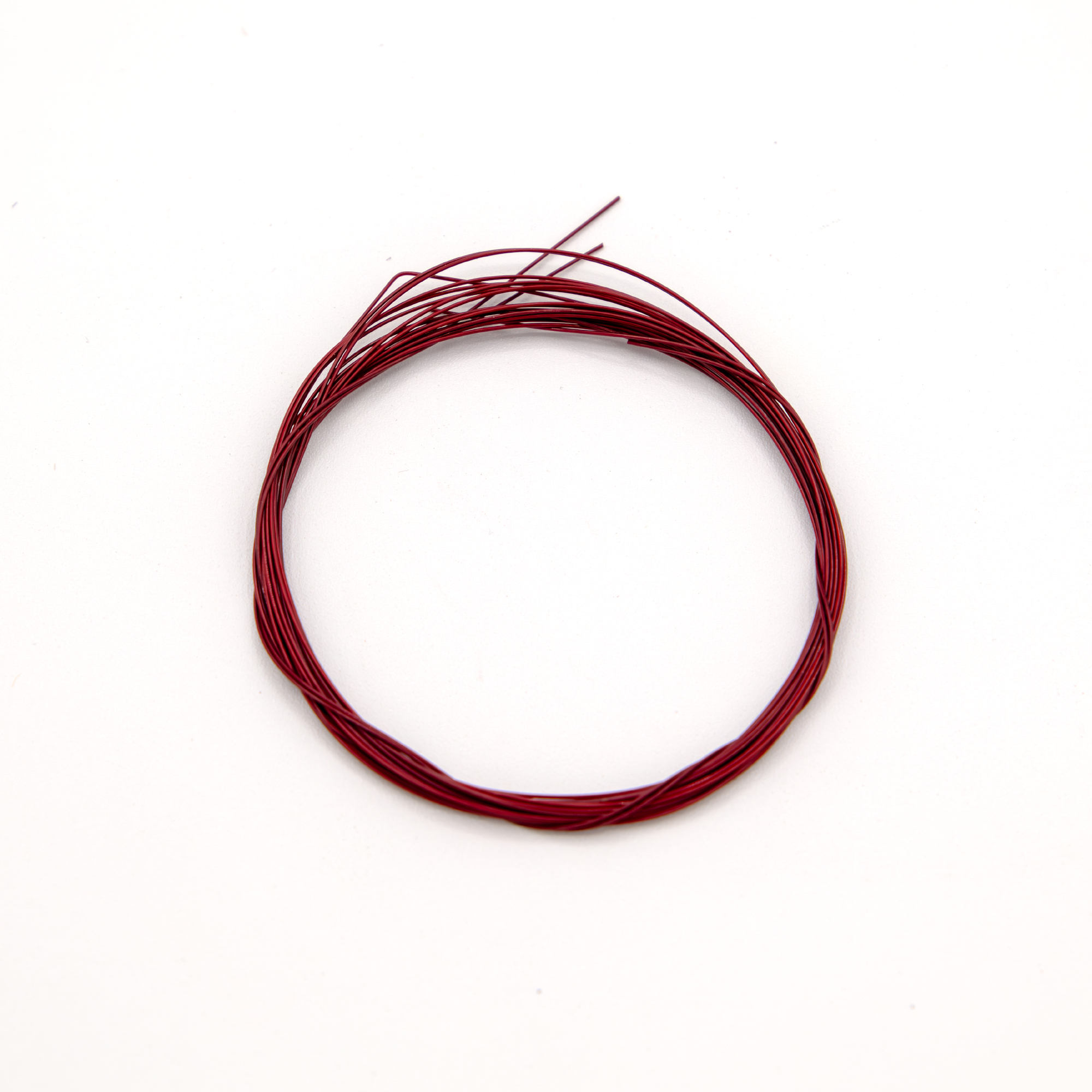 Red Hareline's Trailer Hook Wire for Intruder flies, articulated streamers, salmon and steelhead fly tying