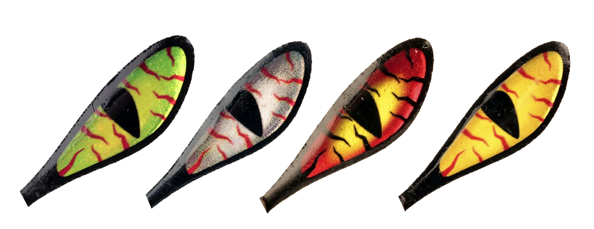 The four colors offered in  Pro Sportfisher Attitude Eyes