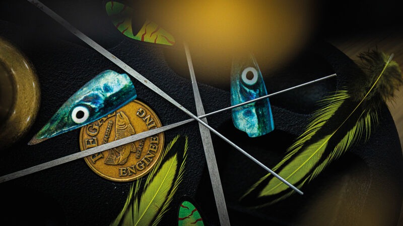 All three sizes of the Pro Sportfisher Flexineedle With Other Tying Materials