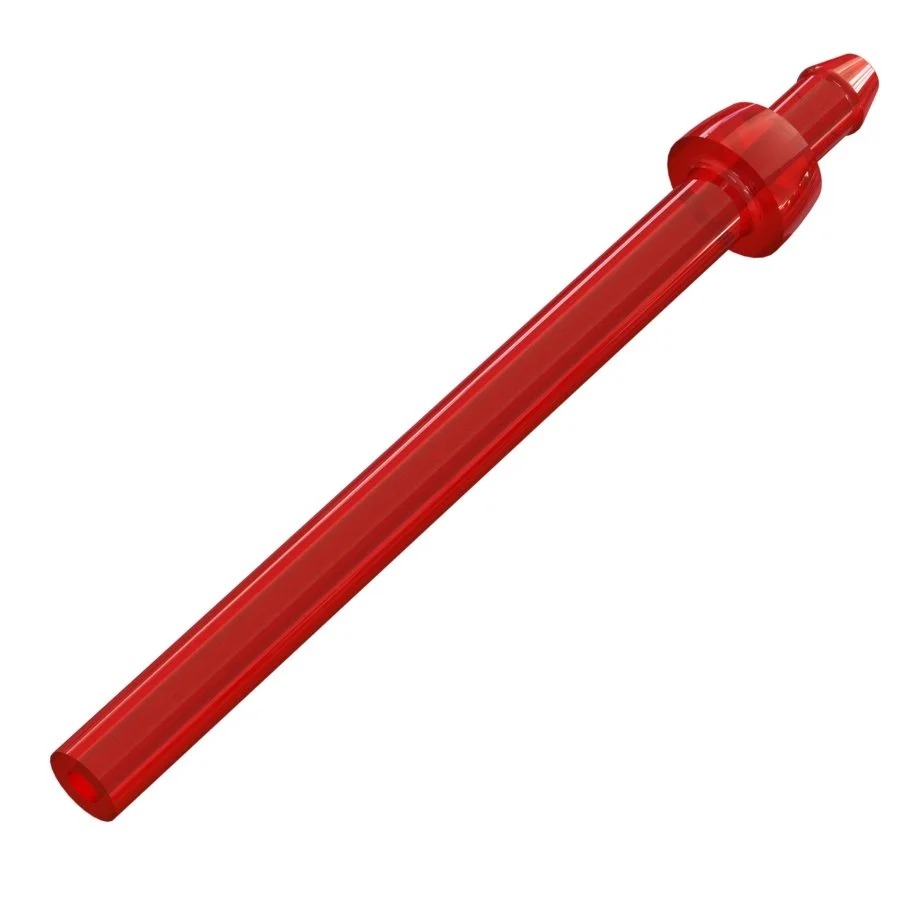 Red PRO Sportfisher Micro Tube for tying compact Scandinavian-style tube flies