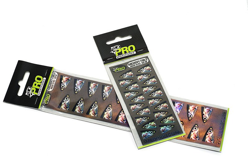 Packs of Pro Sportfisher Anchovy Foils