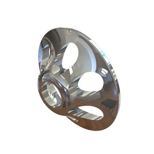 Pro Sportfisher Ultra Sonic Disc silver vented brass tube fly disc weight for steelhead, salmon, and modern tube fly patterns