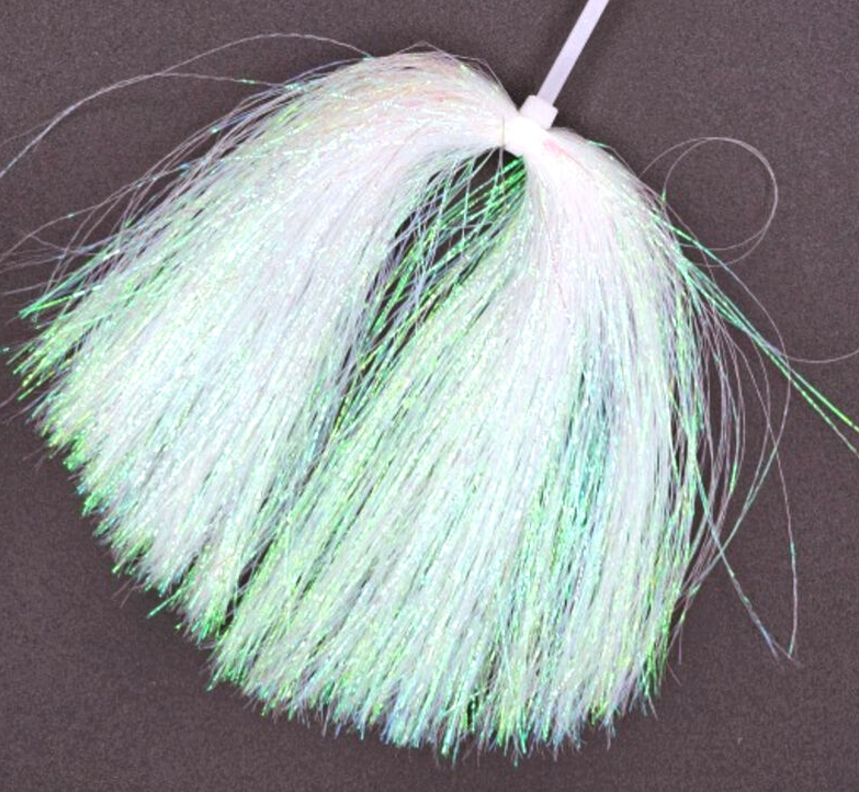 Shimmerbou Fly Tying Material in pearl for sale online.
