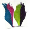 Salmon and steelhead fly tying hackle material dyed grizzly colors