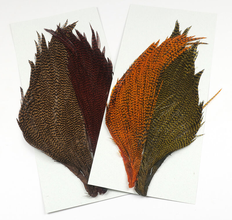 Economical 4 pack of half capes for beginner and experienced fly tiers