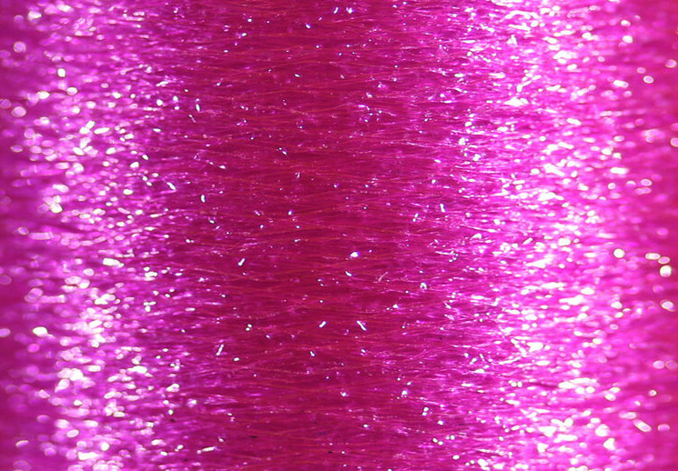 Soft and flexible Veevus Body Quill in fuchsia, great for adding a touch of color to your flies