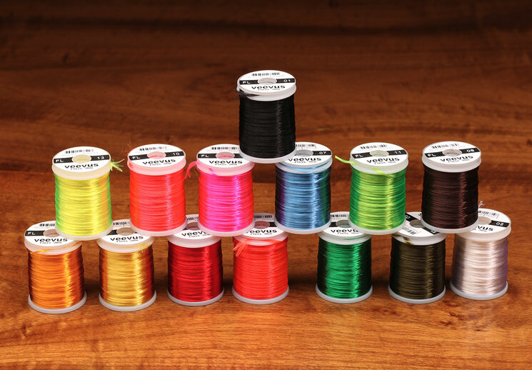 Veevus Floss assortment pack, offering a spectrum of colors for diverse fly tying options