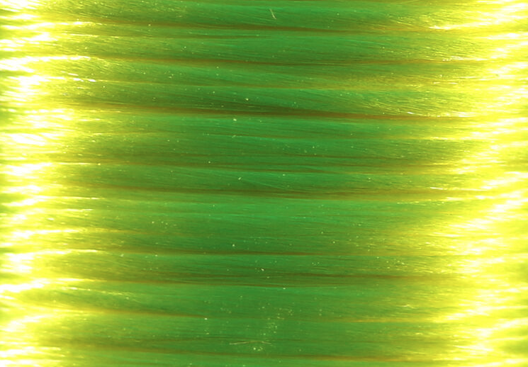 Bright yellow Veevus Floss, adding visual appeal to custom fly designs for fly fishing