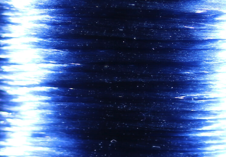 Veevus Floss in kingfisher blue, perfect for crafting unique and eye-catching aquatic fly lures