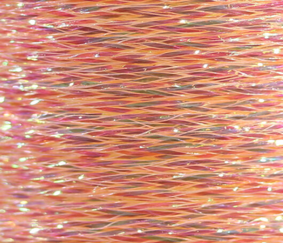Peach pearl Veevus Mini Flat Braid, subtle and elegant for delicate and realistic fly designs