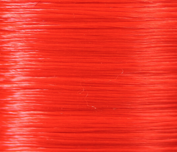 Fluorescent fire orange Veevus 240 Power Thread, perfect for creating high-visibility saltwater and predator flies
