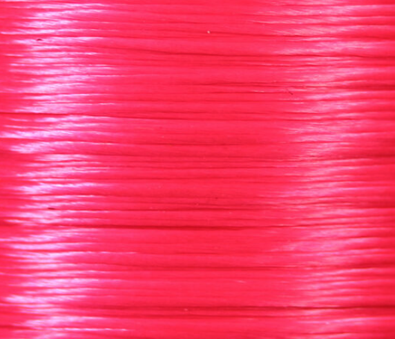 Fluorescent hot pink Veevus 240 Power Thread, great for tying standout flies for pike, musky, and tropical species