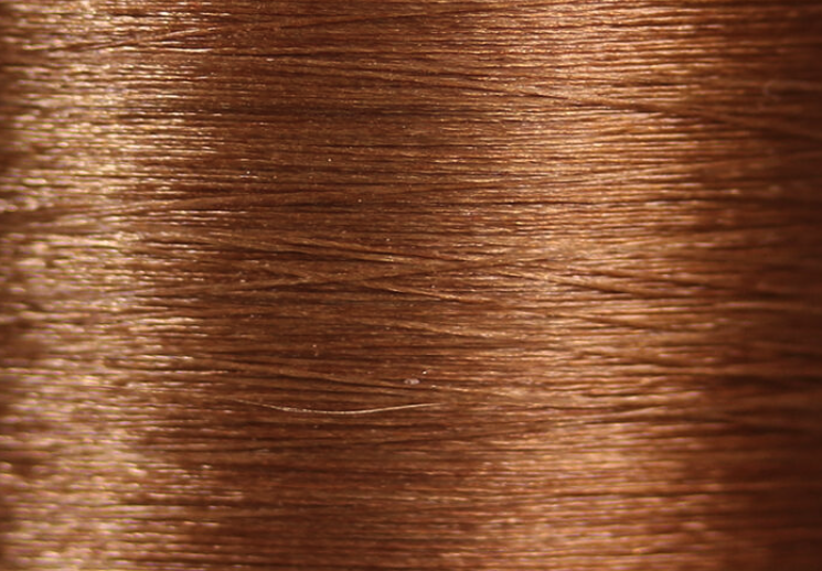 Brown Veevus 14/0 thread, mimicking tiny insect bodies in trout nymphs