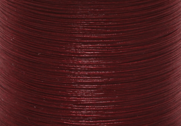 Claret Veevus 14/0 thread, for distinctive and appealing tiny trout fly designs