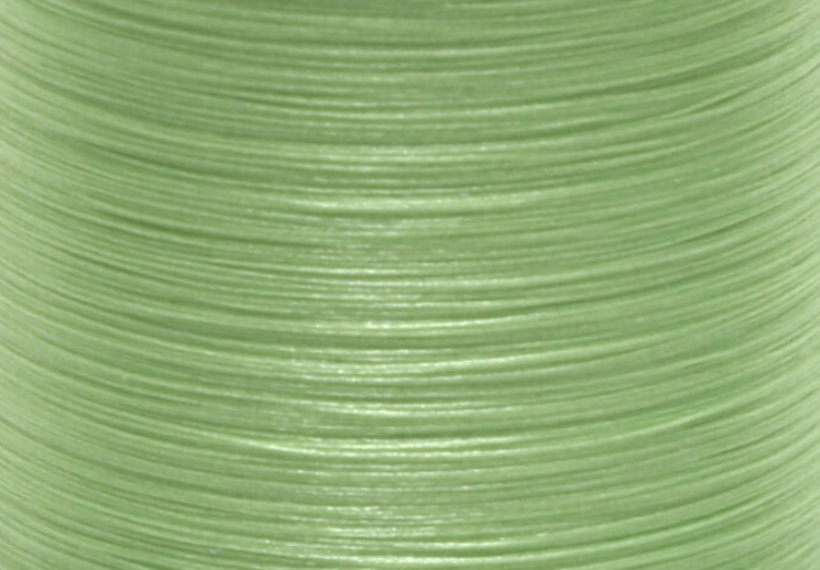 Pale Green Olive Veevus 14/0 thread, adding a subtle shimmer to small trout flies