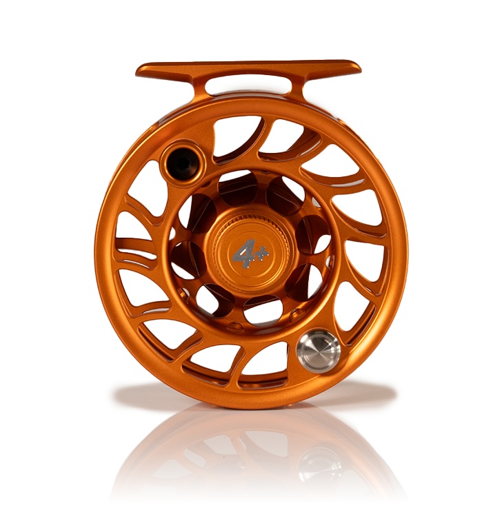 Hatch Iconic Fly Reel 4 Plus Campfire Orange color