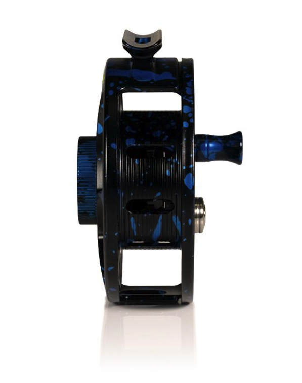 Arbor view of Hatch Iconic Fly Reel 4 Plus Dark Matter Blue/Black Limited Edition