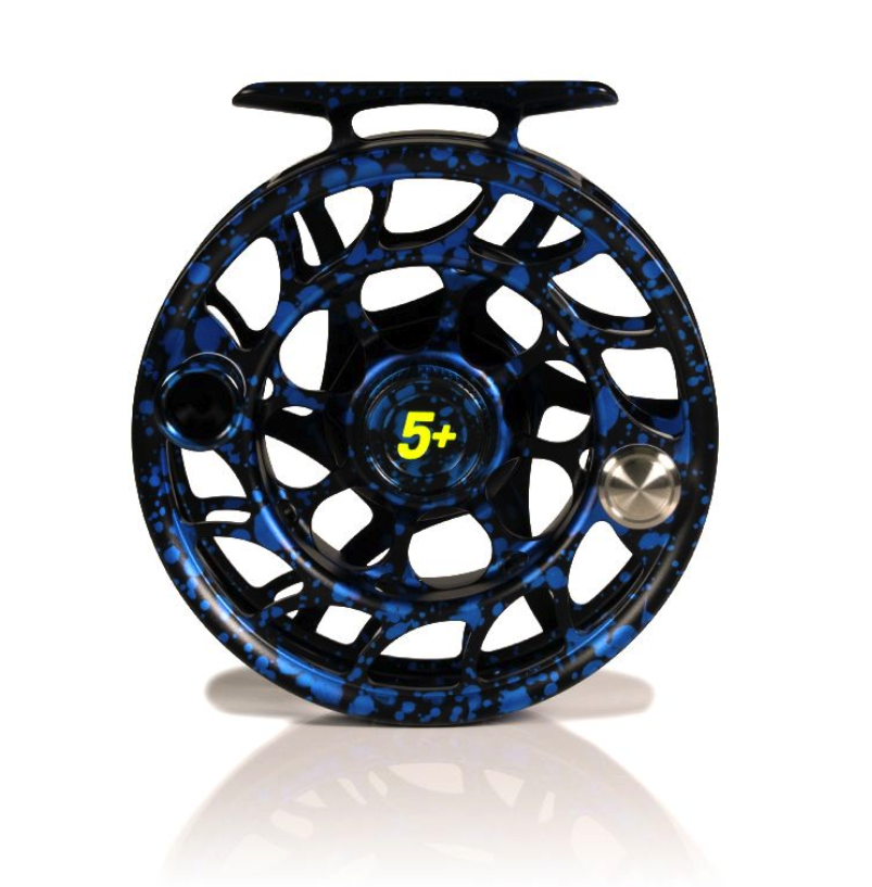 Hatch Iconic Fly Reel 5 Plus Dark Matter Blue/Black Limited Edition Large Arbor