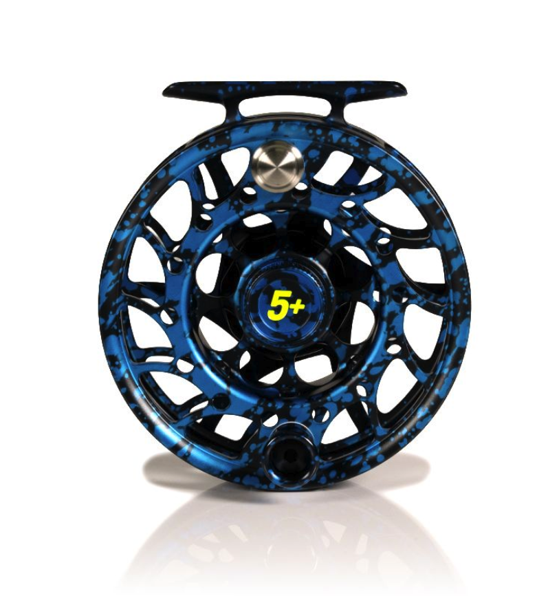 Hatch Iconic Fly Reel 5 Plus Dark Matter Blue/Black Limited Edition Mid Arbor
