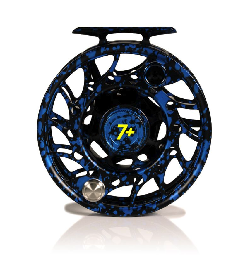Hatch Iconic Fly Reel 7 Plus Dark Matter Blue/Black Limited Edition Mid Arbor