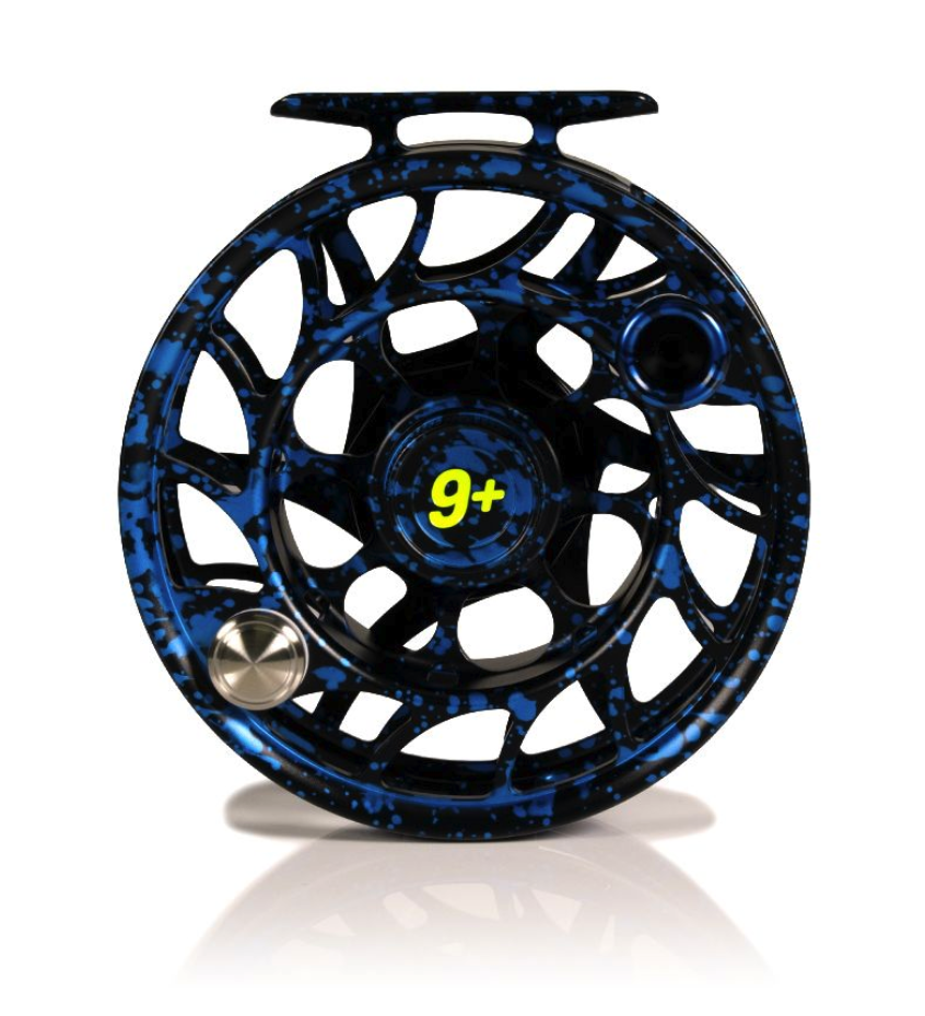 Hatch Iconic Fly Reel 9 Plus Dark Matter Blue/Black Limited Edition Large Arbor