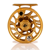 Hatch Iconic Fly Reel 4 Plus Fool's Gold Limited Edition Front View