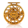 Back view of Hatch Iconic Fly Reel 7 Plus Fool's Gold Limited Edition Mid Arbor