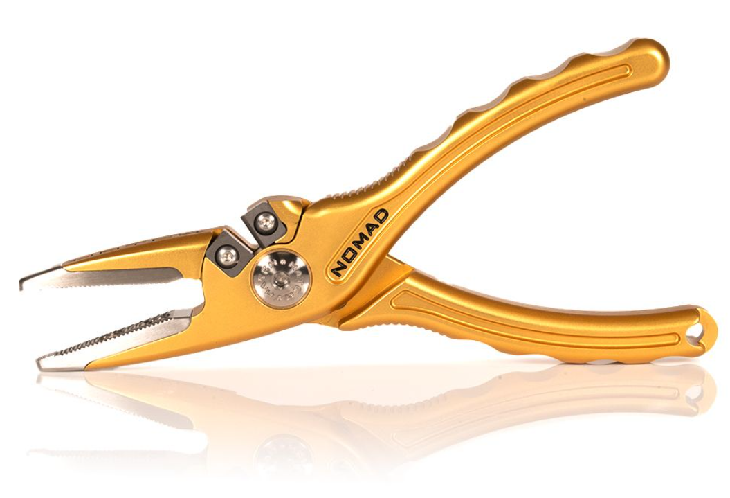 Back view of Hatch Nomad 2 Pliers Fool's Gold Limited Edition