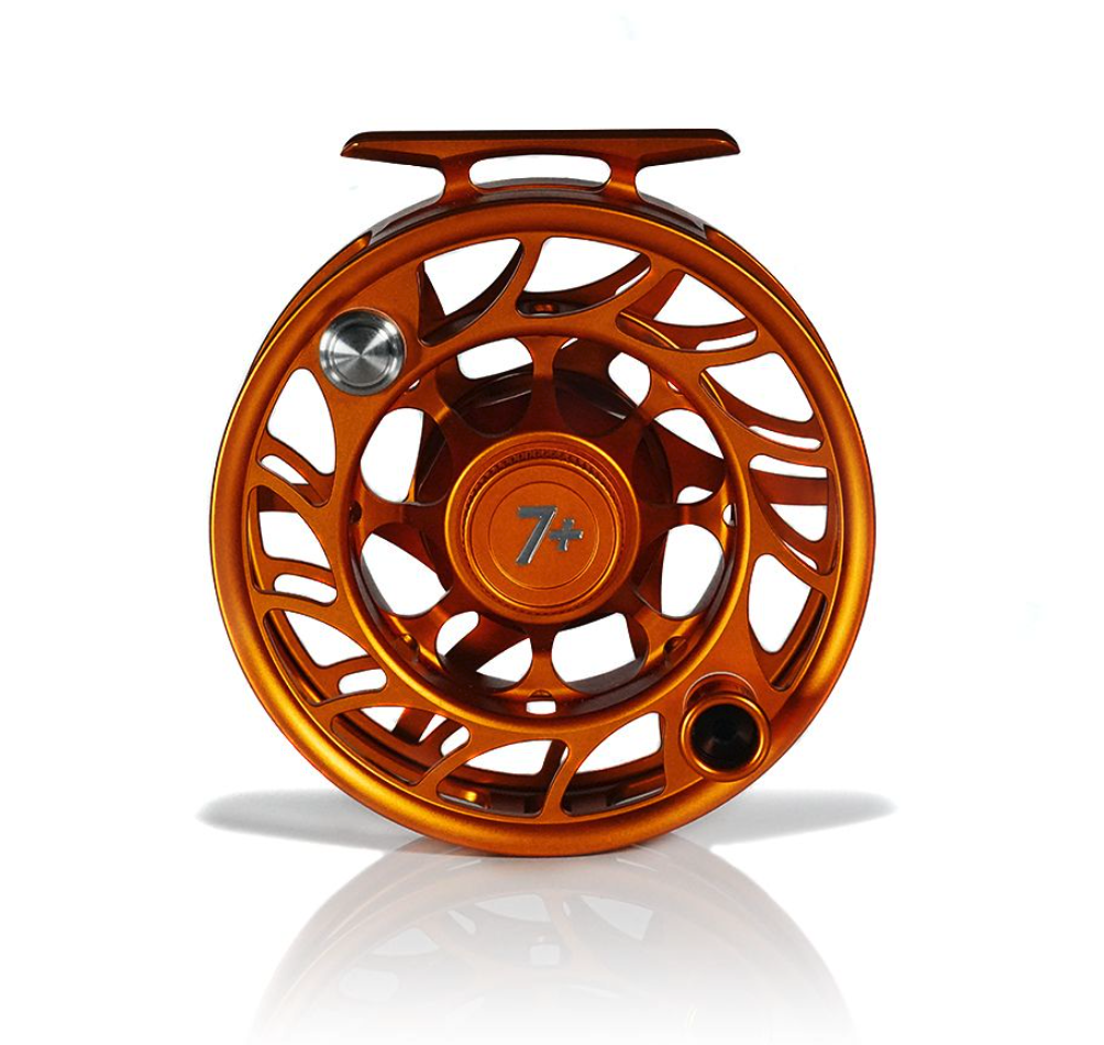 Hatch Iconic Fly Reel 7 Plus Copy Campfire Orange/Smoke Limited Edition