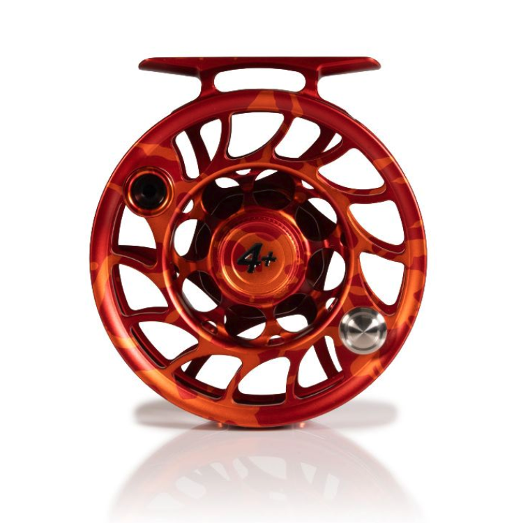 Hatch Iconic Fly Reel 4 Plus Magma Red Orange Limited Edition