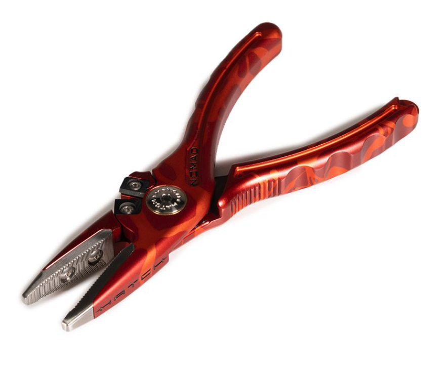 Top view of Hatch Nomad 2 Pliers Magma Limited Edition